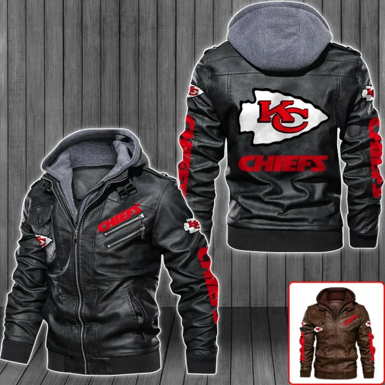 Kansas City Chiefs Leather Jacket HE51