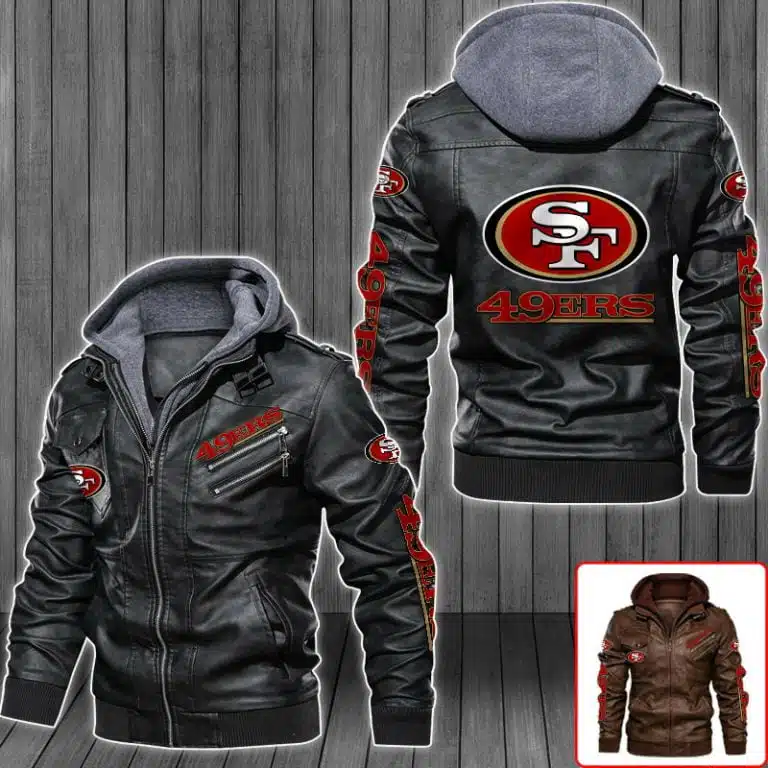 San Francisco 49ers Leather Jacket FH71