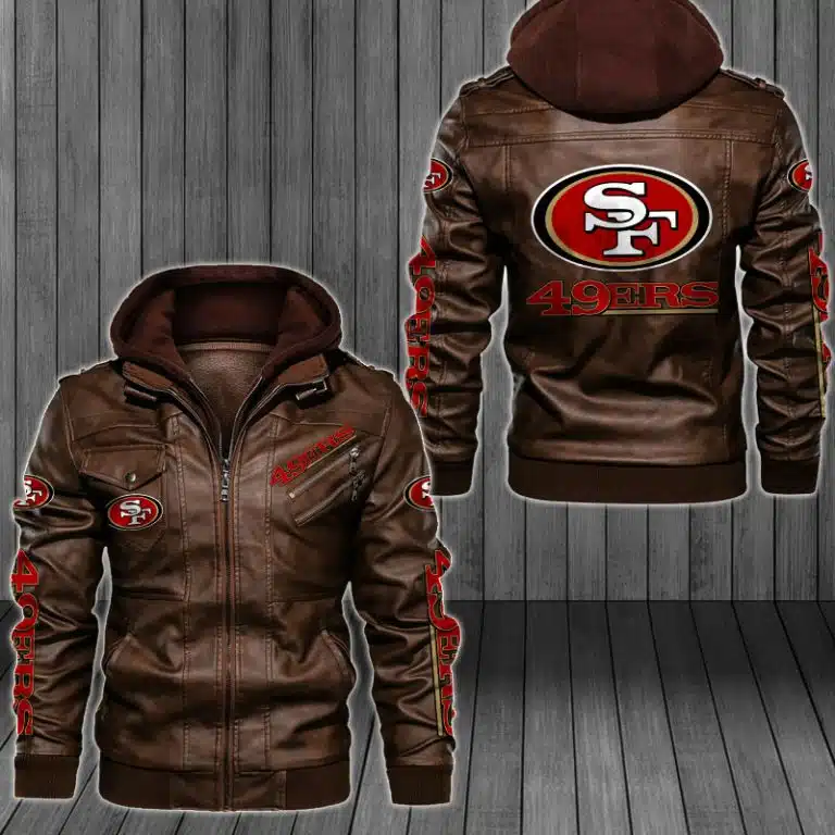 San Francisco 49ers Leather Jacket FH71 - Image 2