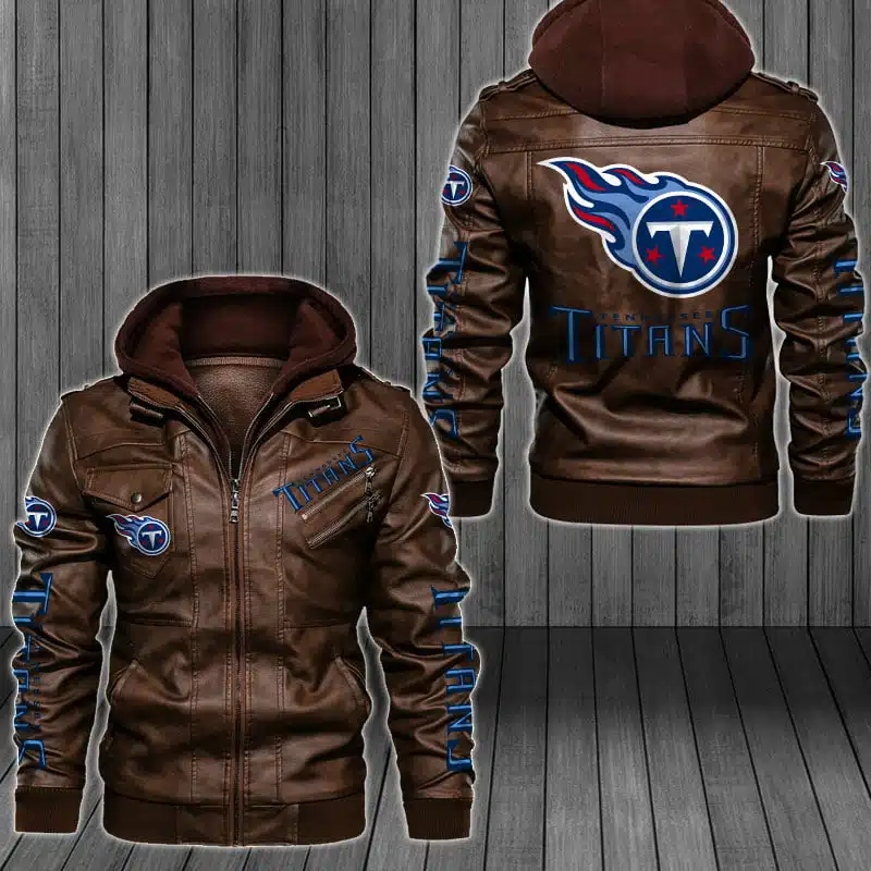 Tennessee Titans Leather Jacket CJ53 - Image 2