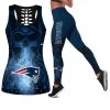 New England Patriots Women's Hollow Out Tank Top + Legging KH23