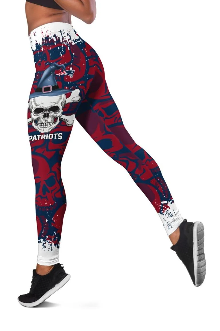 New England Patriots Women's Hollow Out Tank Top + Legging JG69 - Image 3