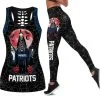New England Patriots Women's Hollow Out Tank Top + Legging KR36