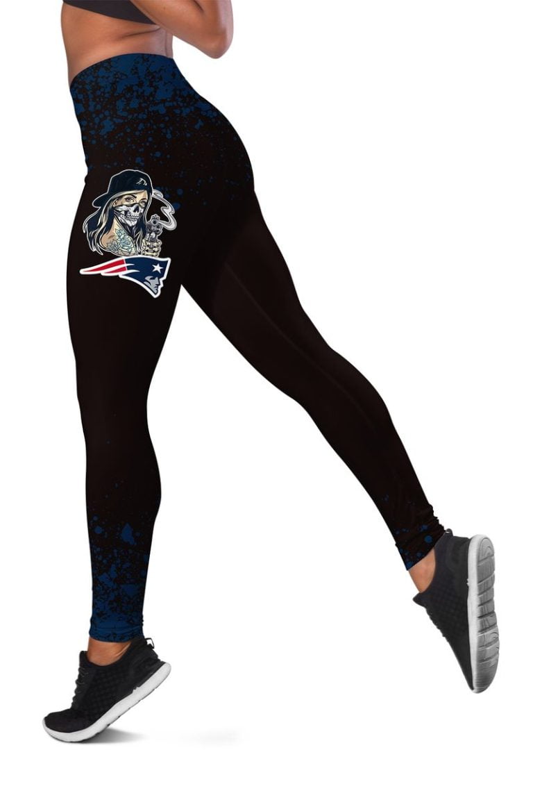 New England Patriots Women's Hollow Out Tank Top + Legging WO24 - Image 3