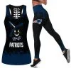 New England Patriots Women's Hollow Out Tank Top + Legging KY36