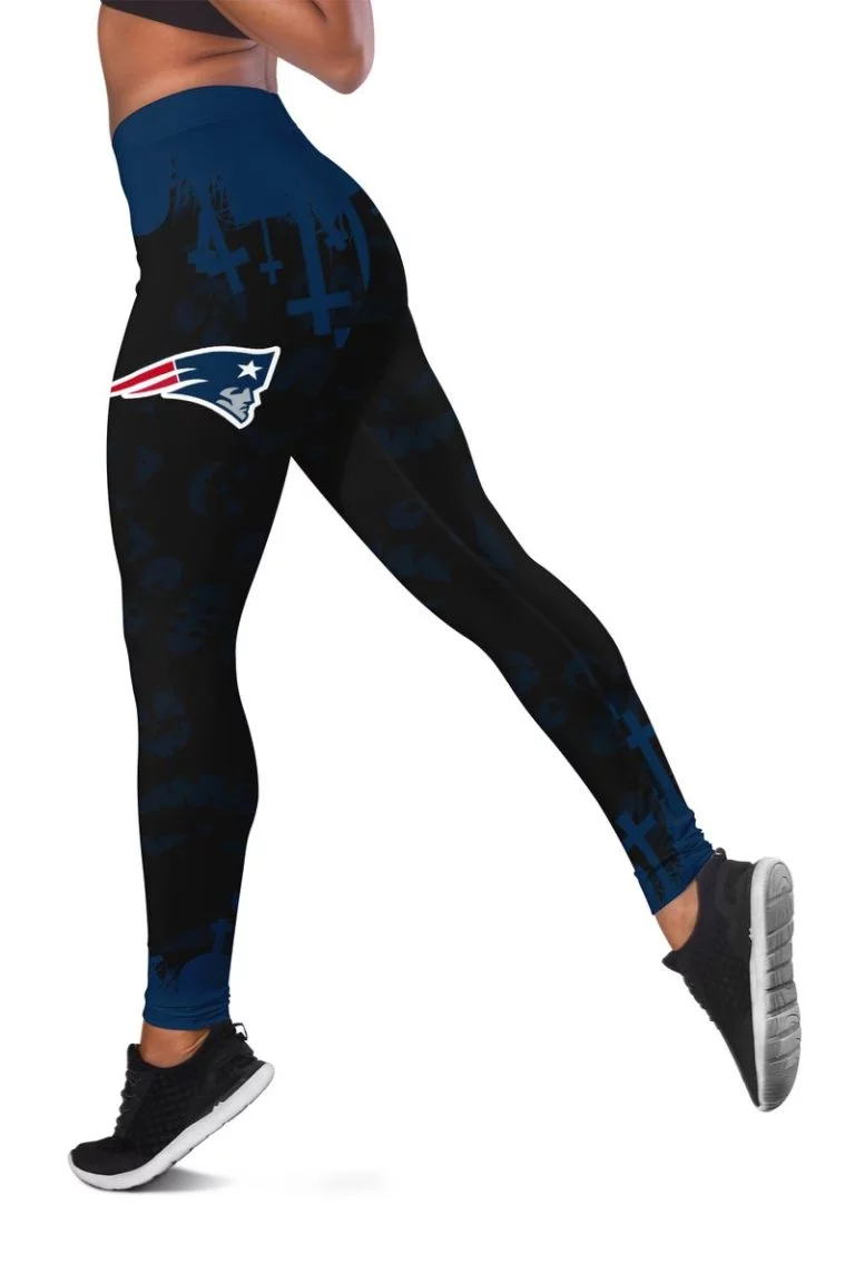 New England Patriots Women's Hollow Out Tank Top + Legging KY36 - Image 3