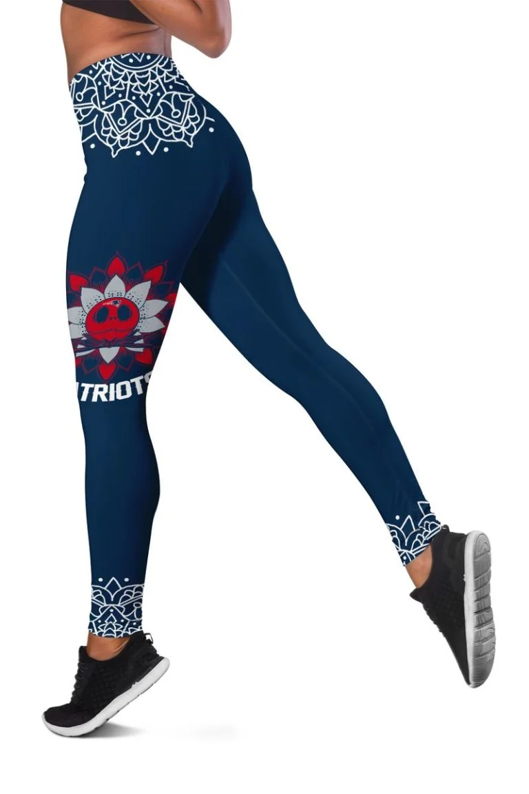 New England Patriots Women's Hollow Out Tank Top + Legging UF01 - Image 3