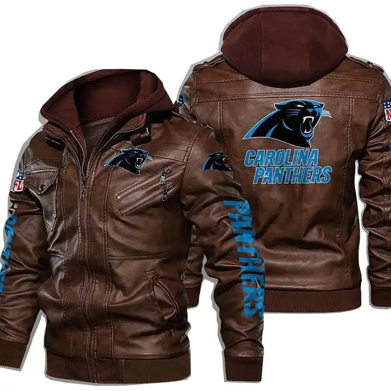 Carolina Panthers Leather Jacket UD79 - Image 2