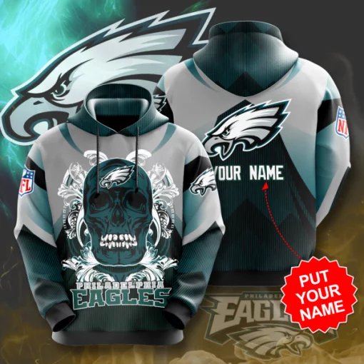 Custom Your Name Philadelphia Eagles CE71