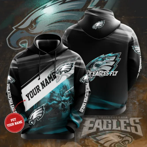 Custom Your Name Philadelphia Eagles SK67