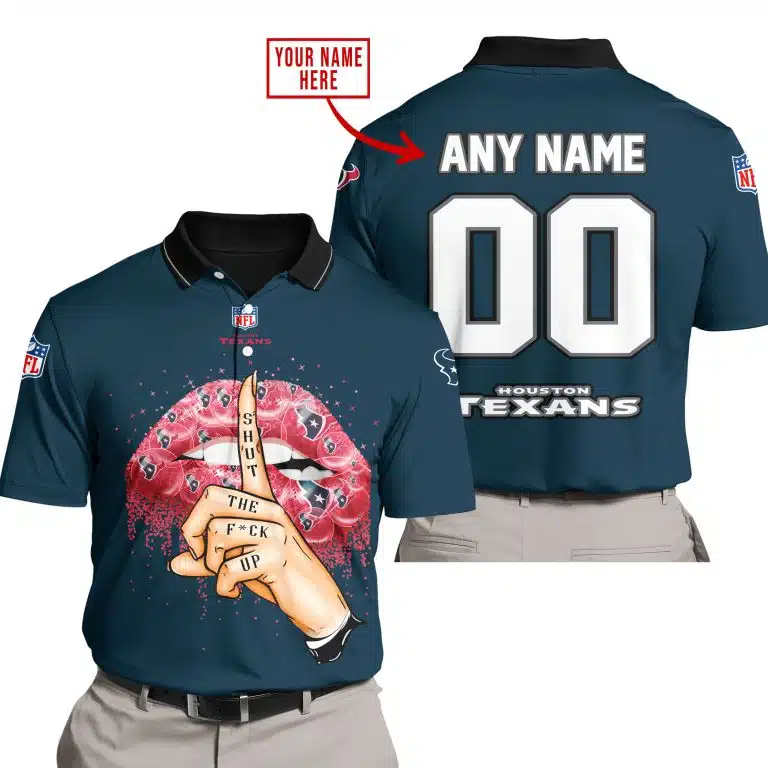 Shut The Fck Up | Houston Texans | Custom Your Name - Image 4