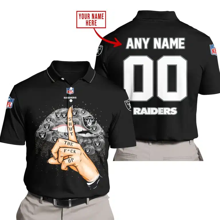Shut The Fck Up | Las Vegas Raiders | Custom Your Name - Image 4