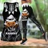 Las Vegas Raiders Women's Hollow Out Tank Top + Legging IR71