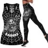 Las Vegas Raiders Women's Hollow Out Tank Top + Legging NG46