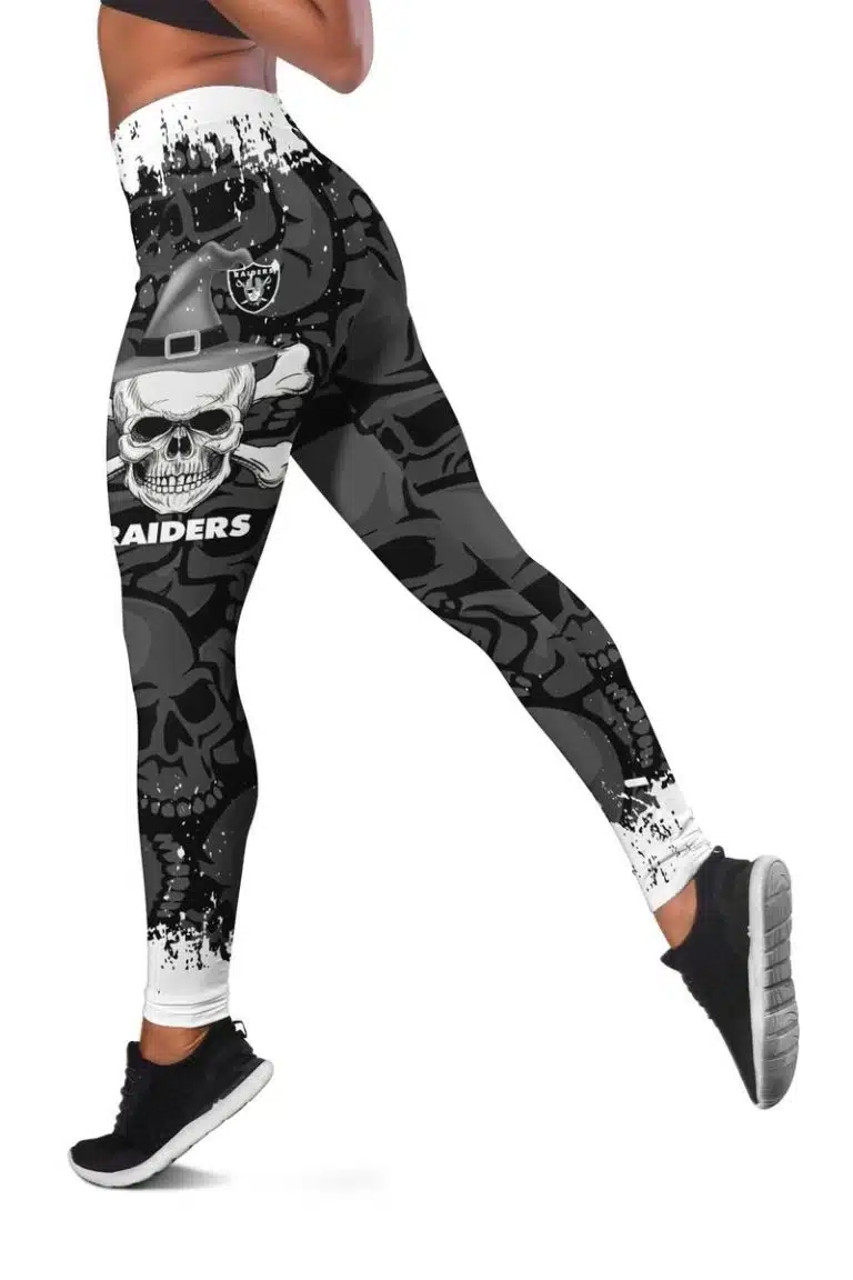 Las Vegas Raiders Women's Hollow Out Tank Top + Legging IT13 - Image 3