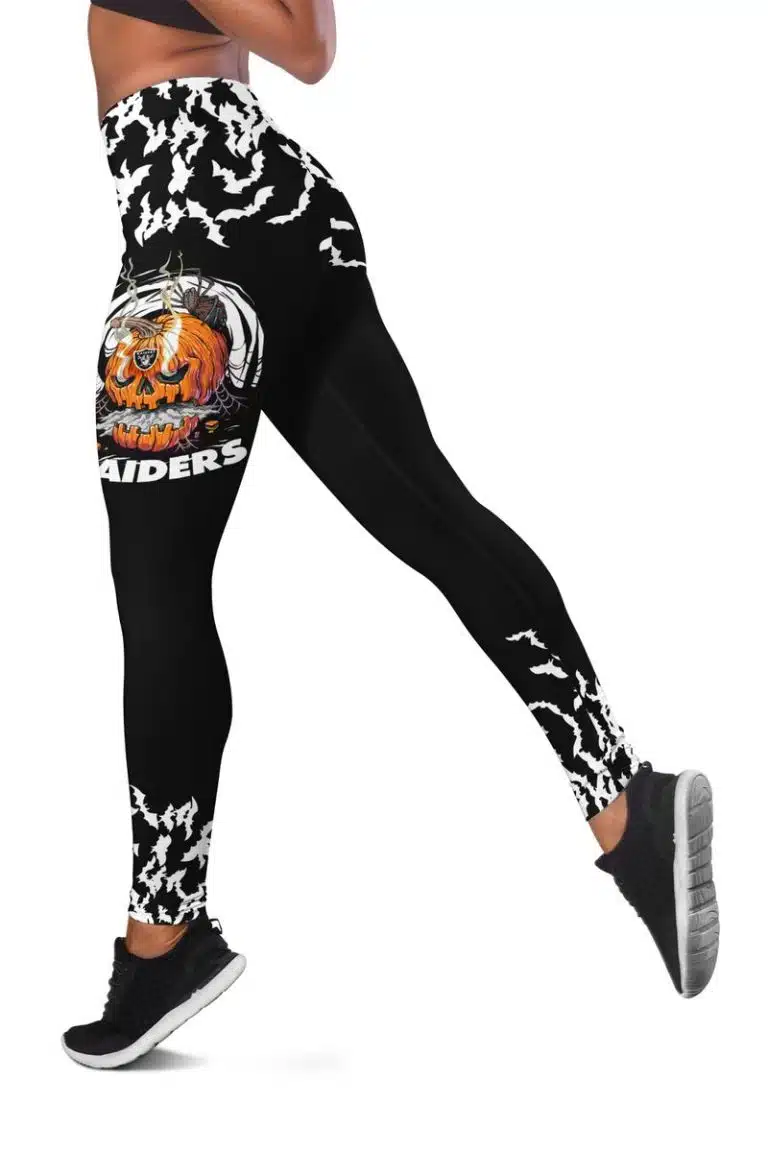 Las Vegas Raiders Women's Hollow Out Tank Top + Legging KF26 - Image 3