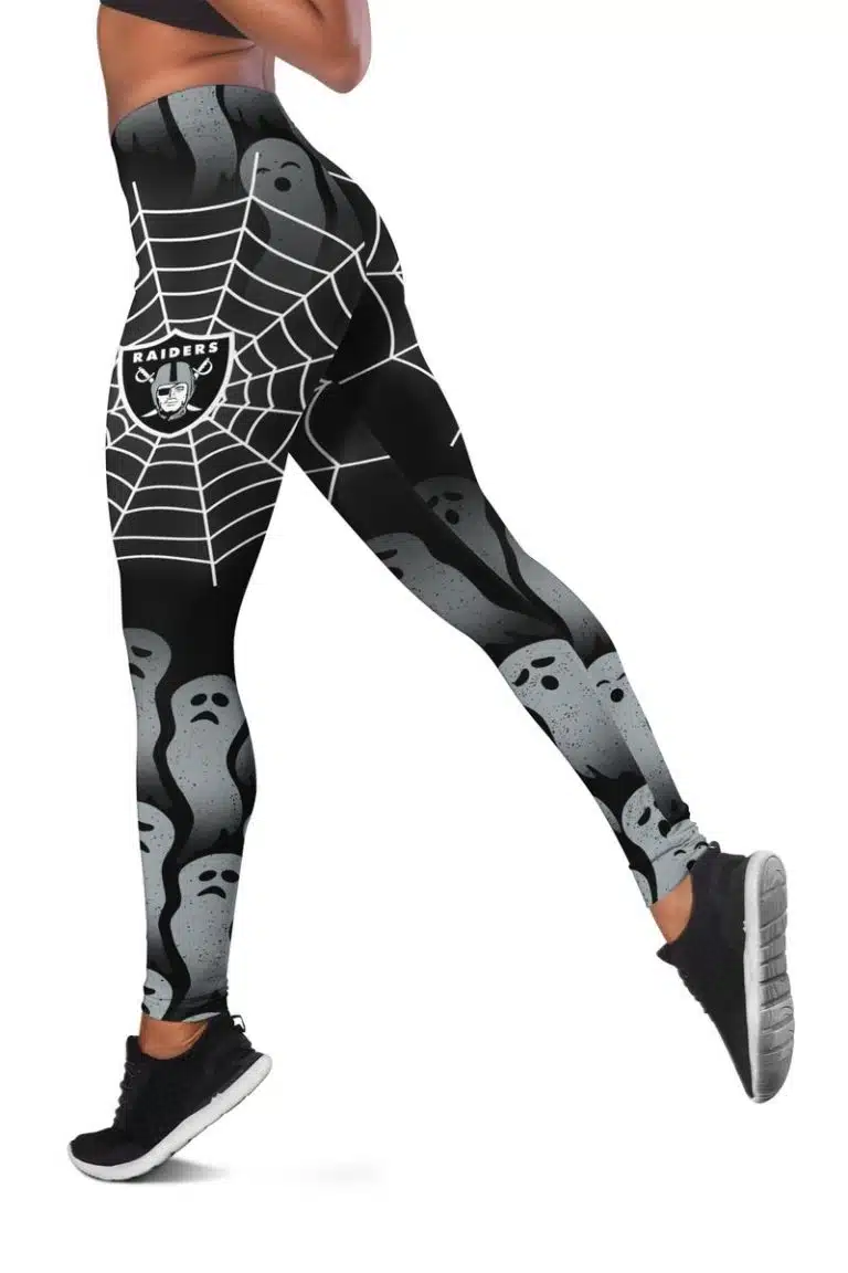 Las Vegas Raiders Women's Hollow Out Tank Top + Legging DJ31 - Image 3
