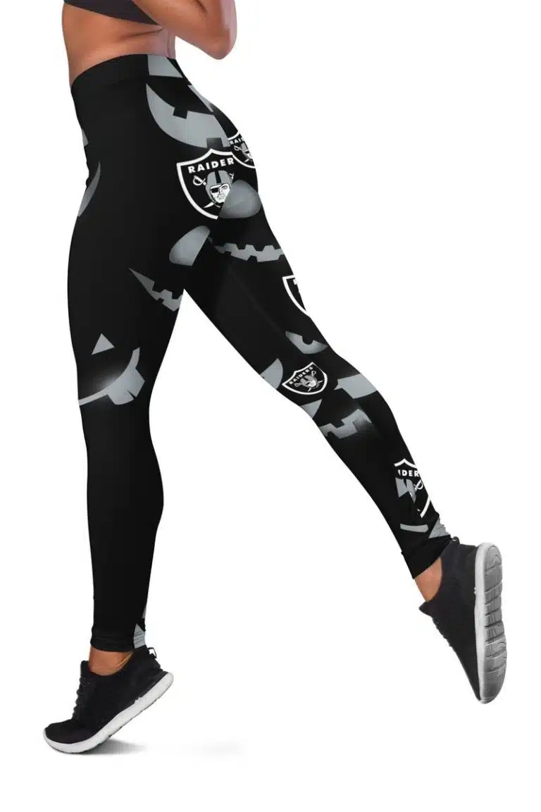 Las Vegas Raiders Women's Hollow Out Tank Top + Legging KD31 - Image 3