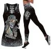 Las Vegas Raiders Women's Hollow Out Tank Top + Legging IG35