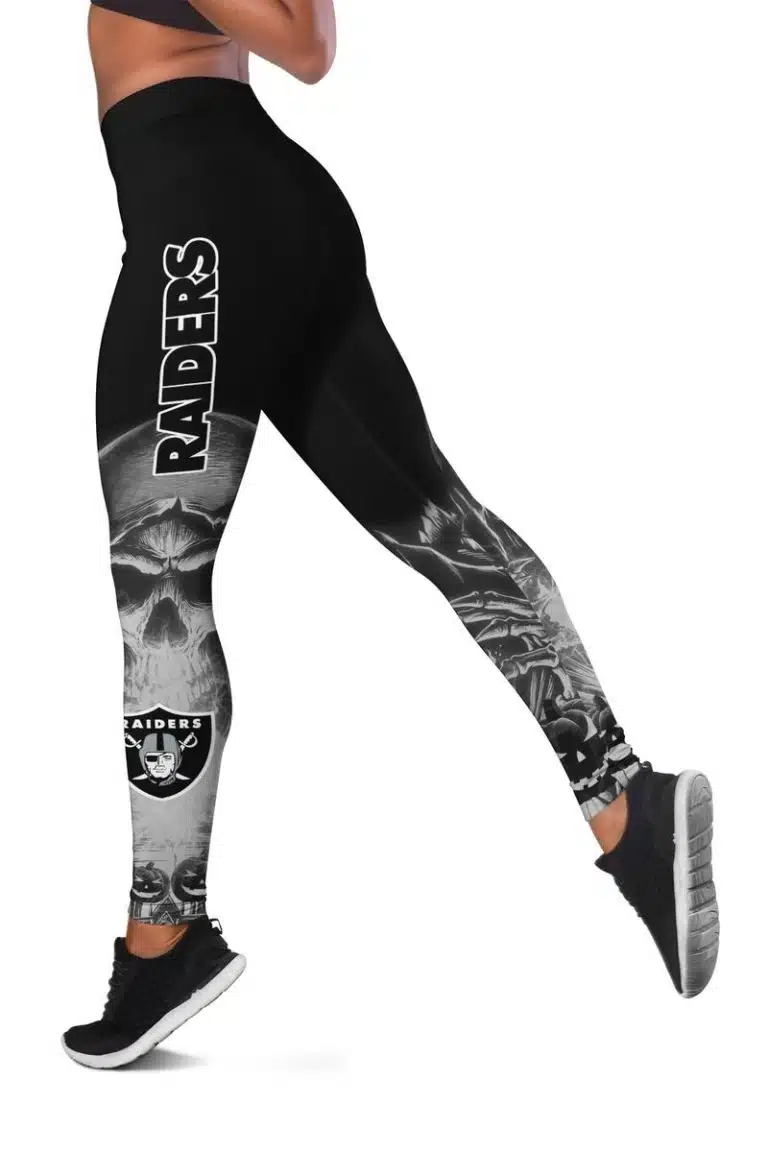 Las Vegas Raiders Women's Hollow Out Tank Top + Legging TK61 - Image 3