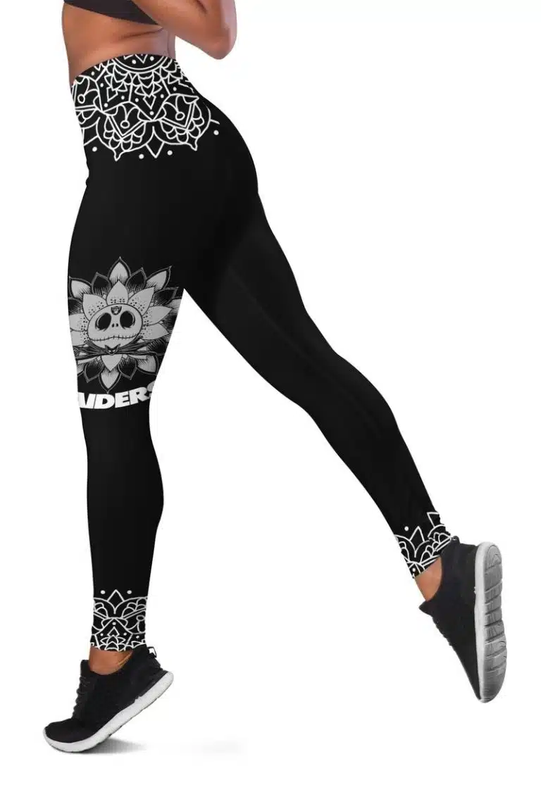 Las Vegas Raiders Women's Hollow Out Tank Top + Legging IU76 - Image 3