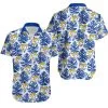 Combo Los Angeles Rams Button-Up Shirt & Men Shorts KG56