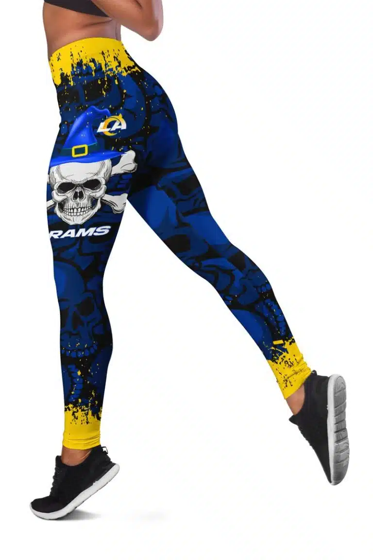 Los Angeles Rams Women's Hollow Out Tank Top + Legging UD33 - Image 3