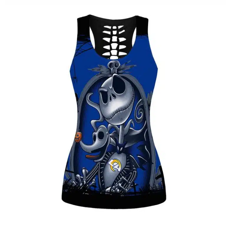 Los Angeles Rams Women's Hollow Out Tank Top + Legging TL58 - Image 2