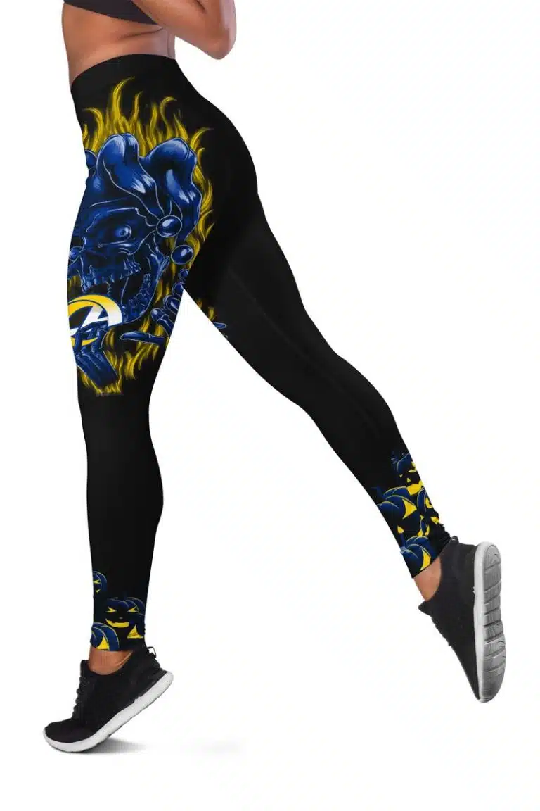 Los Angeles Rams Women's Hollow Out Tank Top + Legging IE76 - Image 3