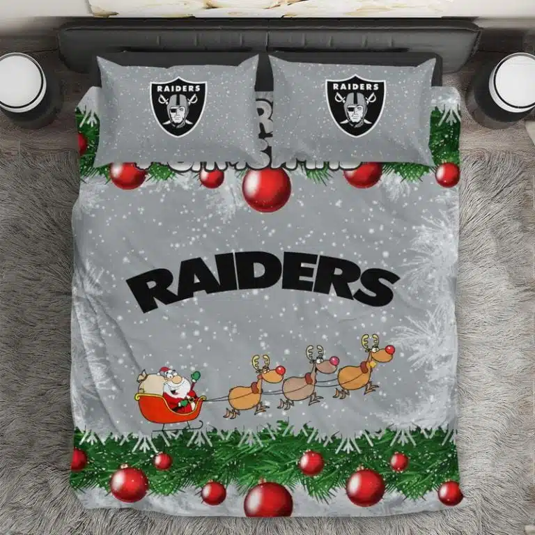 Las Vegas Raiders Bedding Set EY57