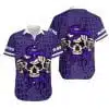 Combo Baltimore Ravens Button-Up Shirt & Men Shorts JF34