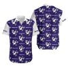 Combo Baltimore Ravens Button-Up Shirt & Men Shorts CJ27