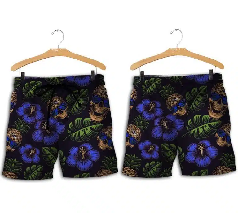 Combo Baltimore Ravens Button-Up Shirt & Men Shorts UT37 - Image 2