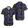Combo Baltimore Ravens Button-Up Shirt & Men Shorts UT37
