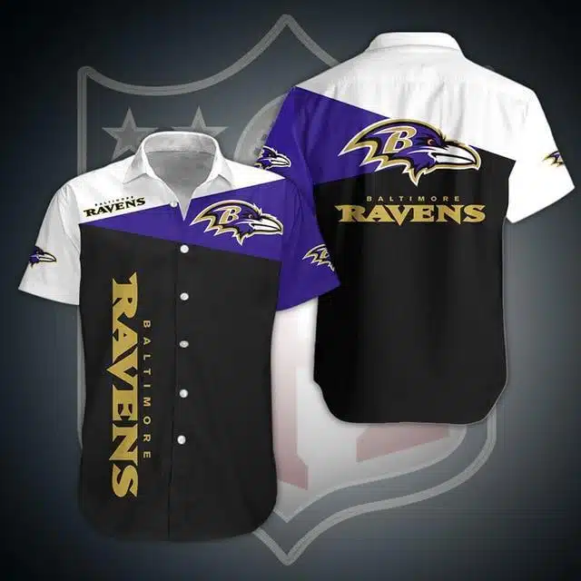 Baltimore Ravens Button-Up Shirt DM23