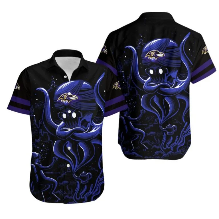 Baltimore Ravens Button-Up Shirt QK28