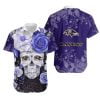 Baltimore Ravens Button-Up Shirt CK41