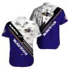 Combo Baltimore Ravens Button-Up Shirt & Men Shorts TK12