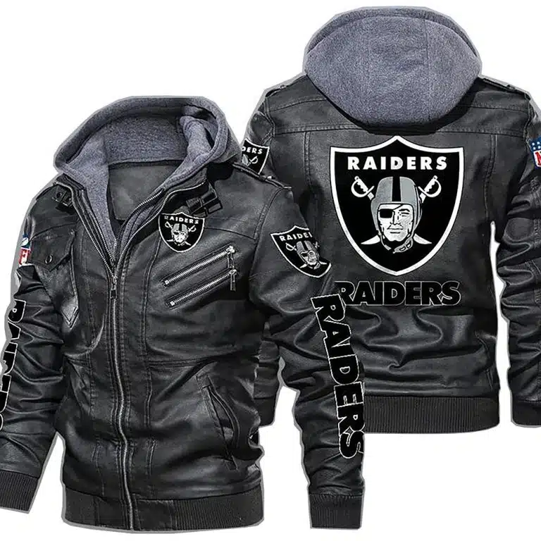 Las Vegas Raiders Leather Jacket EG76