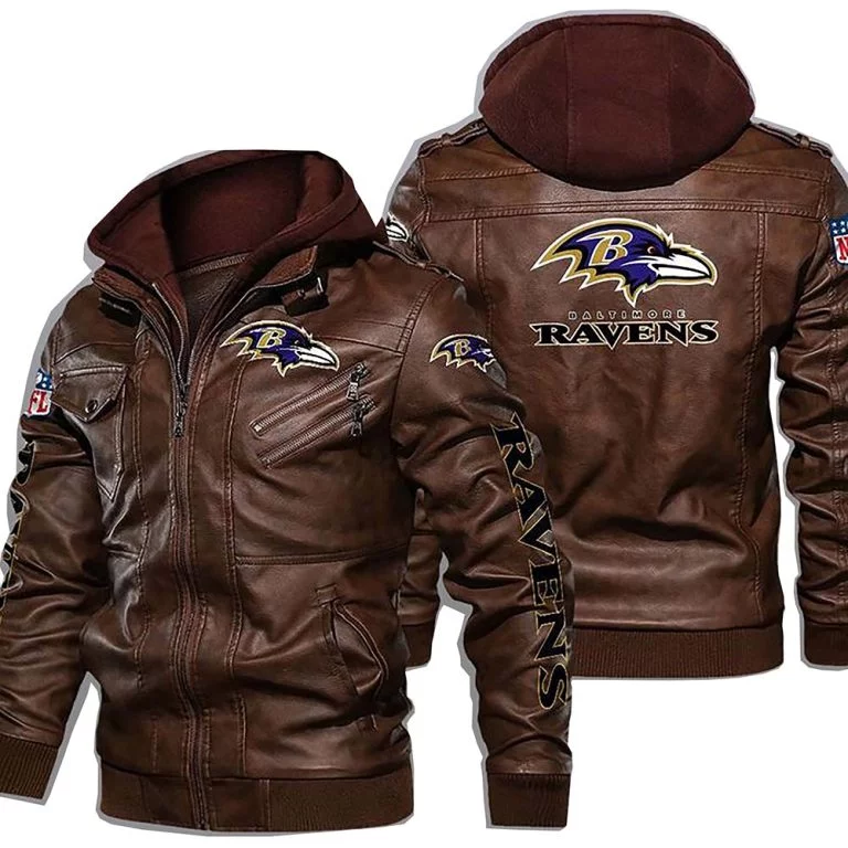 Baltimore Ravens Leather Jacket EK71 - Image 2