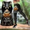 New Orleans Saints Women's Hollow Out Tank Top + Legging OE76