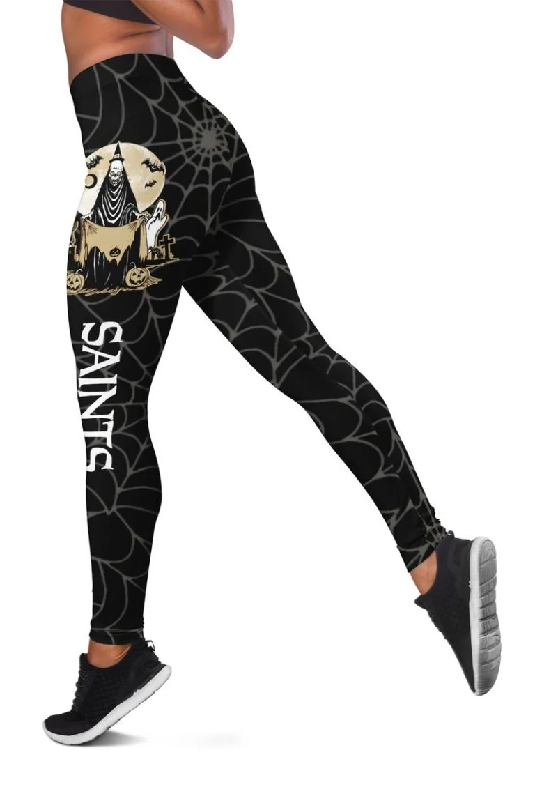 New Orleans Saints Women's Hollow Out Tank Top + Legging EO68 - Image 3