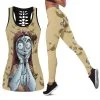 New Orleans Saints Women's Hollow Out Tank Top + Legging EY76