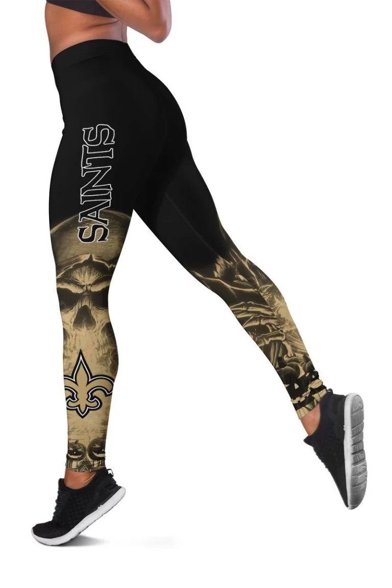 New Orleans Saints Women's Hollow Out Tank Top + Legging YE57 - Image 3