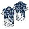 Combo Seattle Seahawks Button-Up Shirt & Men Shorts EJ74