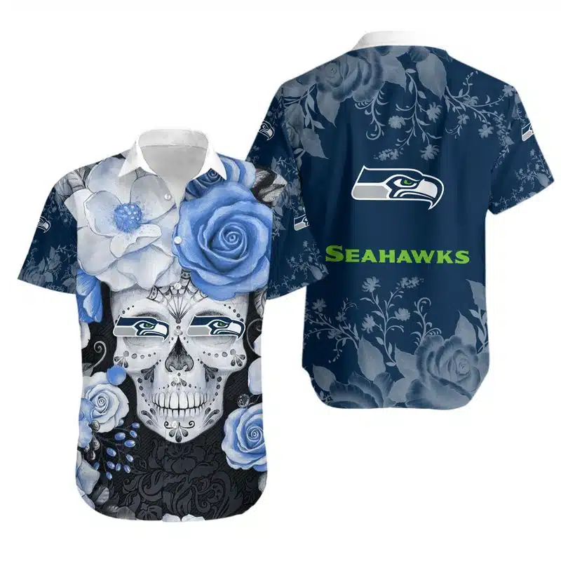 Seattle Seahawks Button-Up Shirt UF73