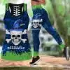 Seattle Seahawks Women's Hollow Out Tank Top + Legging KG67