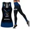 Seattle Seahawks Women's Hollow Out Tank Top + Legging TF31