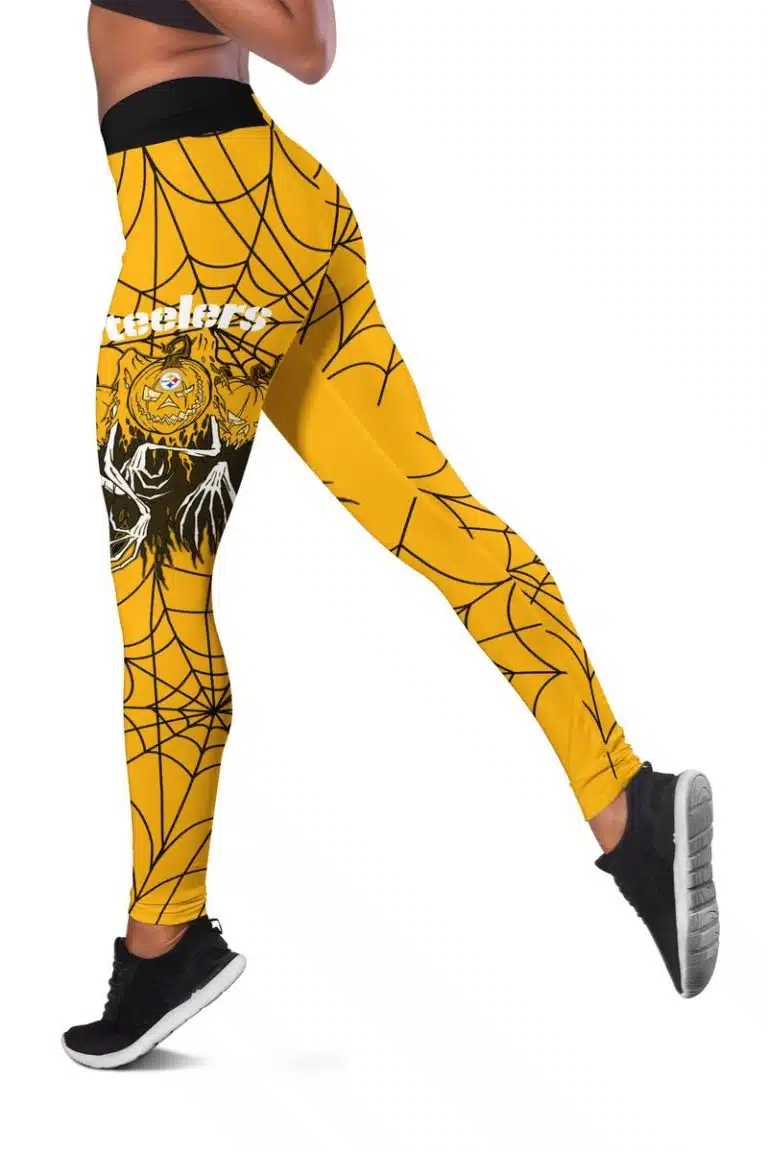 Pittsburgh Steelers Women's Hollow Out Tank Top + Legging GE27 - Image 3