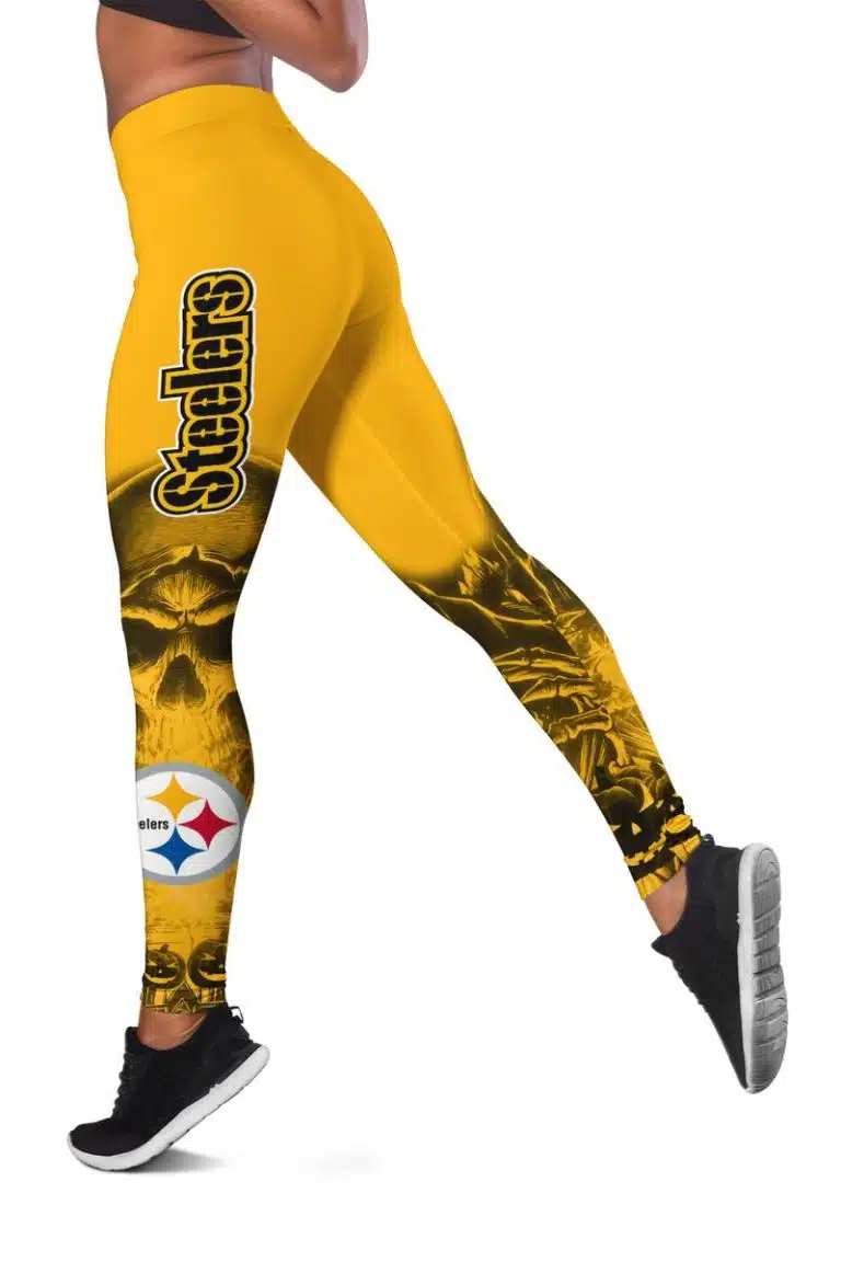 Pittsburgh Steelers Women's Hollow Out Tank Top + Legging WT41 - Image 3